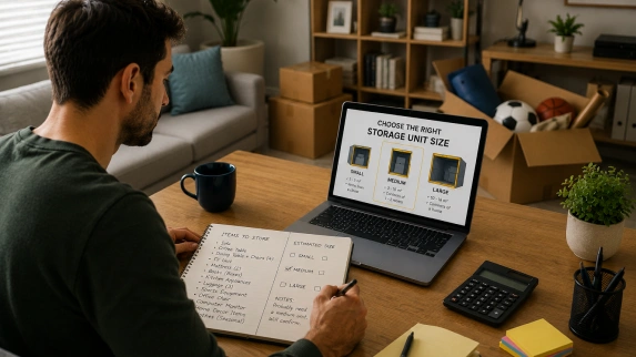 Storage Unit Size Guide in Dubai