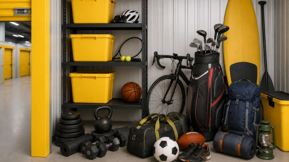 Storage of Sports Equipment in Dubai